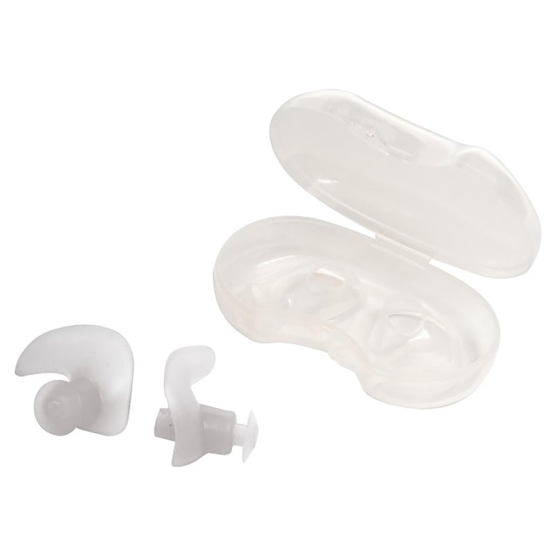 TYR Silicone Molded Ear Plugs, Clear, 1 Pair (Pack of 1)